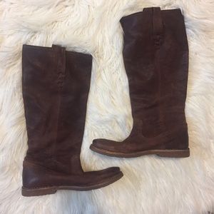 Frye Western Cowboy Cowgirl Boots Leather